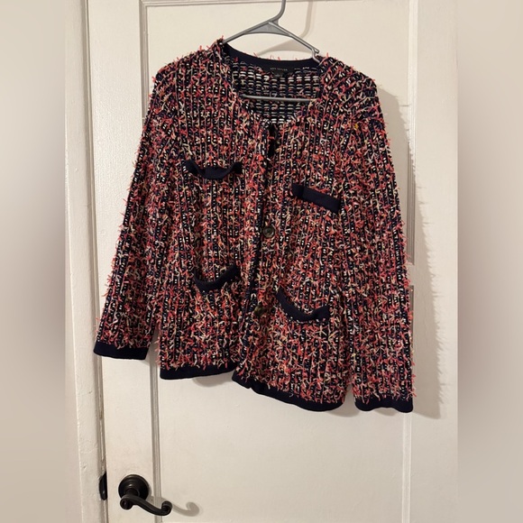 Ann Taylor Lady Jacket Cardigan Sz Large - Picture 4 of 7